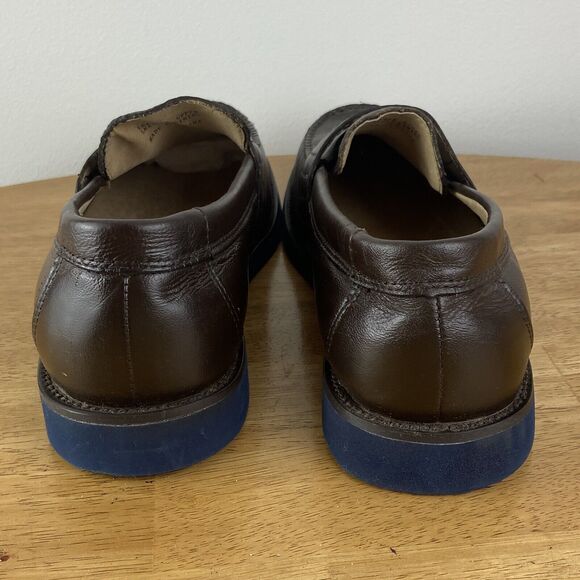 Joseph Abboud Mens Brown Leather Casual Dress Loafers Size 8.5M main image 8